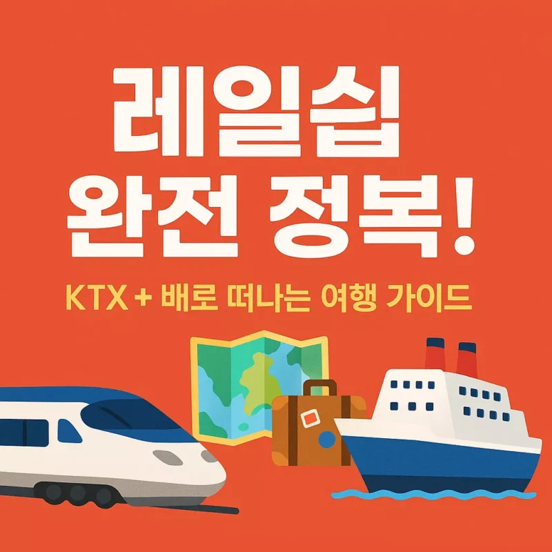 KTX와 배로 즐기는 레일쉽(Rail + Ship) 완전 정복 가이드 썸네일