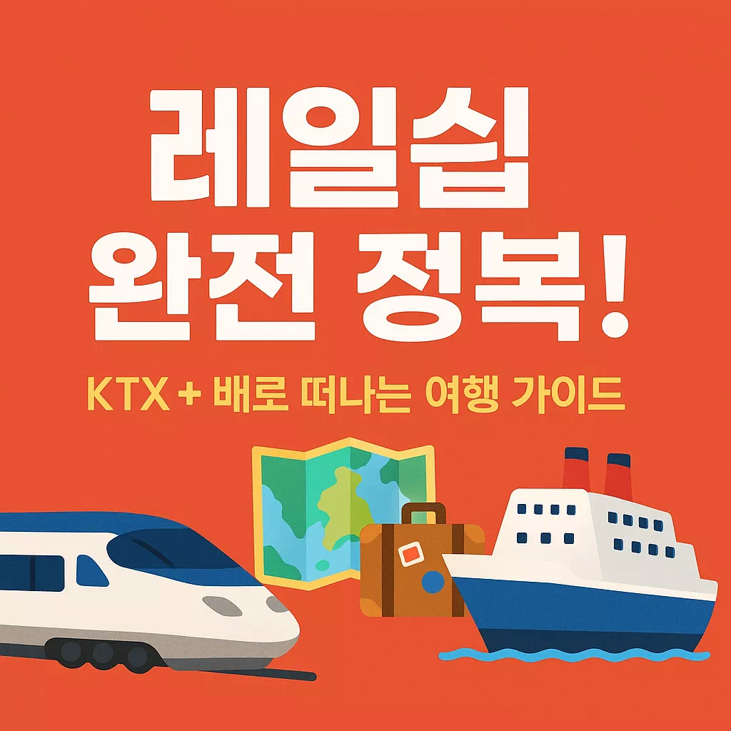 KTX와 배로 즐기는 레일쉽(Rail + Ship) 완전 정복 가이드 썸네일