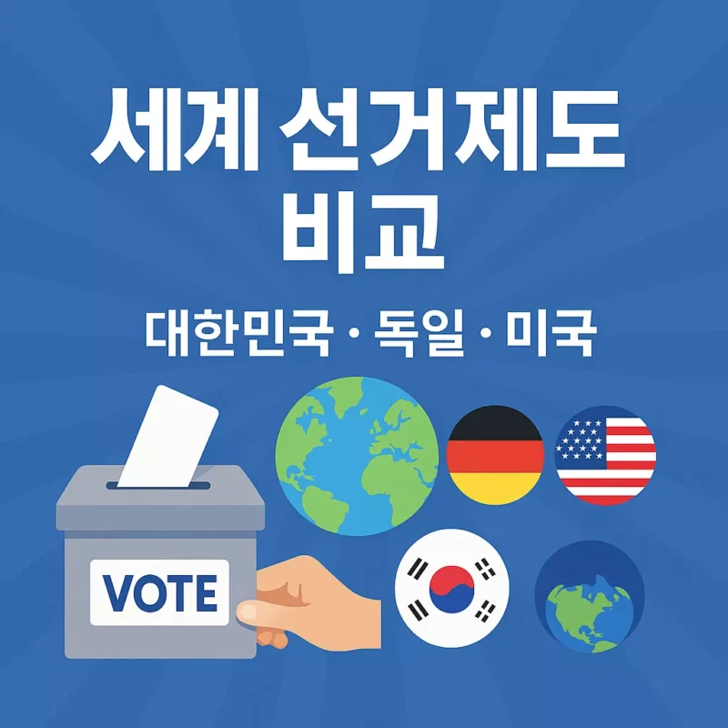 세계 선거제도 비교 대한민국·독일·미국 선거 썸네일