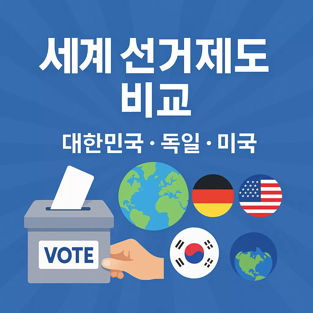 세계 선거제도 비교 대한민국·독일·미국 선거 썸네일