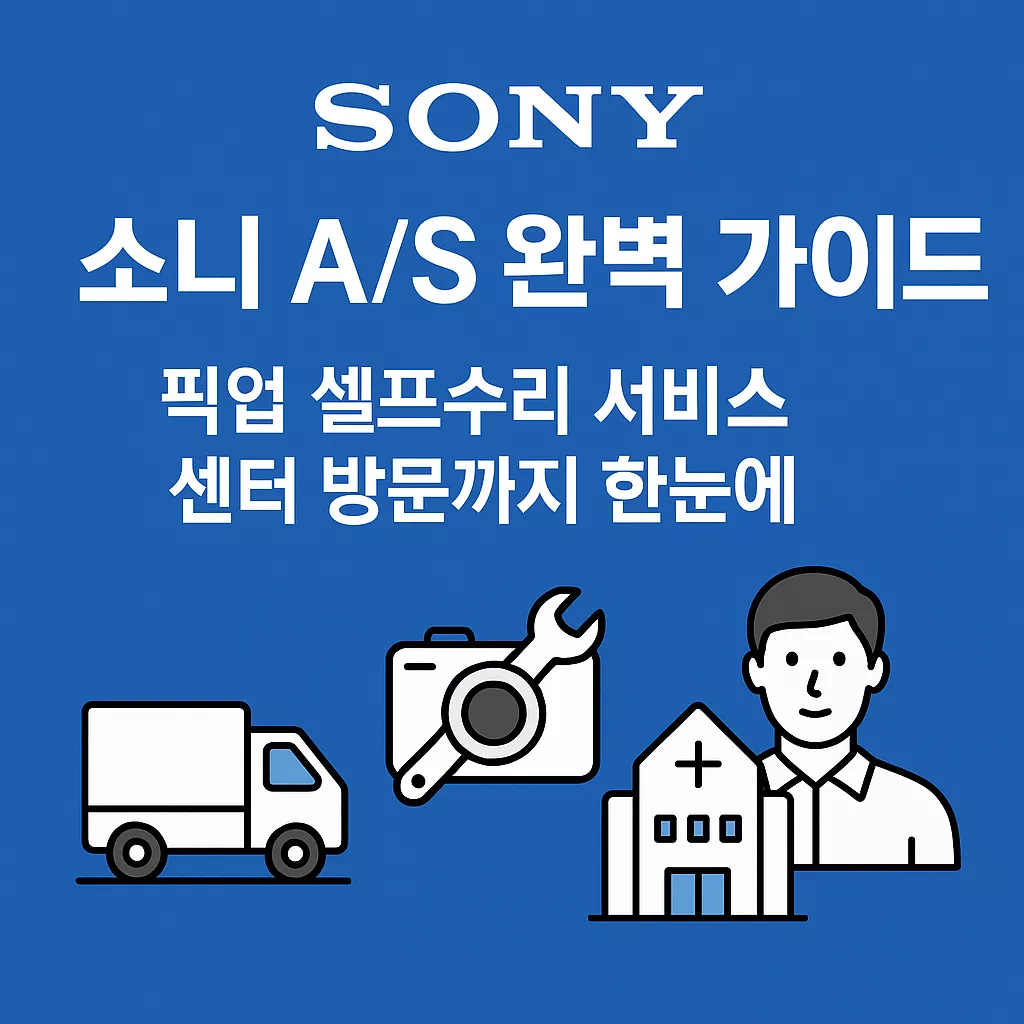 소니 AS 가이드 고객센터 썸네일