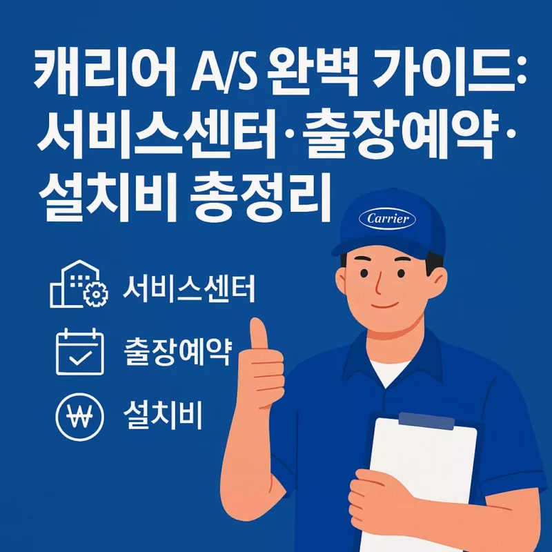 캐리어 AS 가이드 썸네일