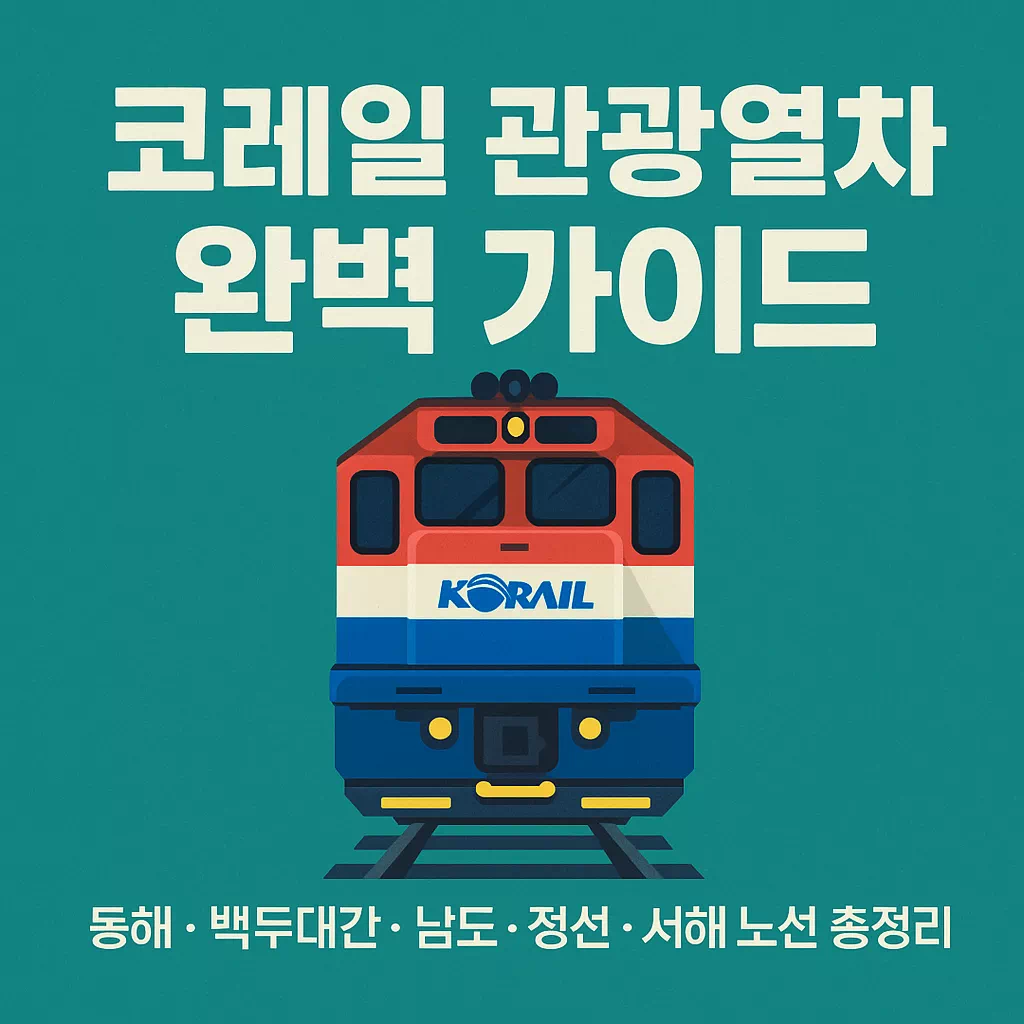 코레일 관광열차 완벽 가이드 동해·백두대간·남도·정선·서해 노선 총정리 썸네일