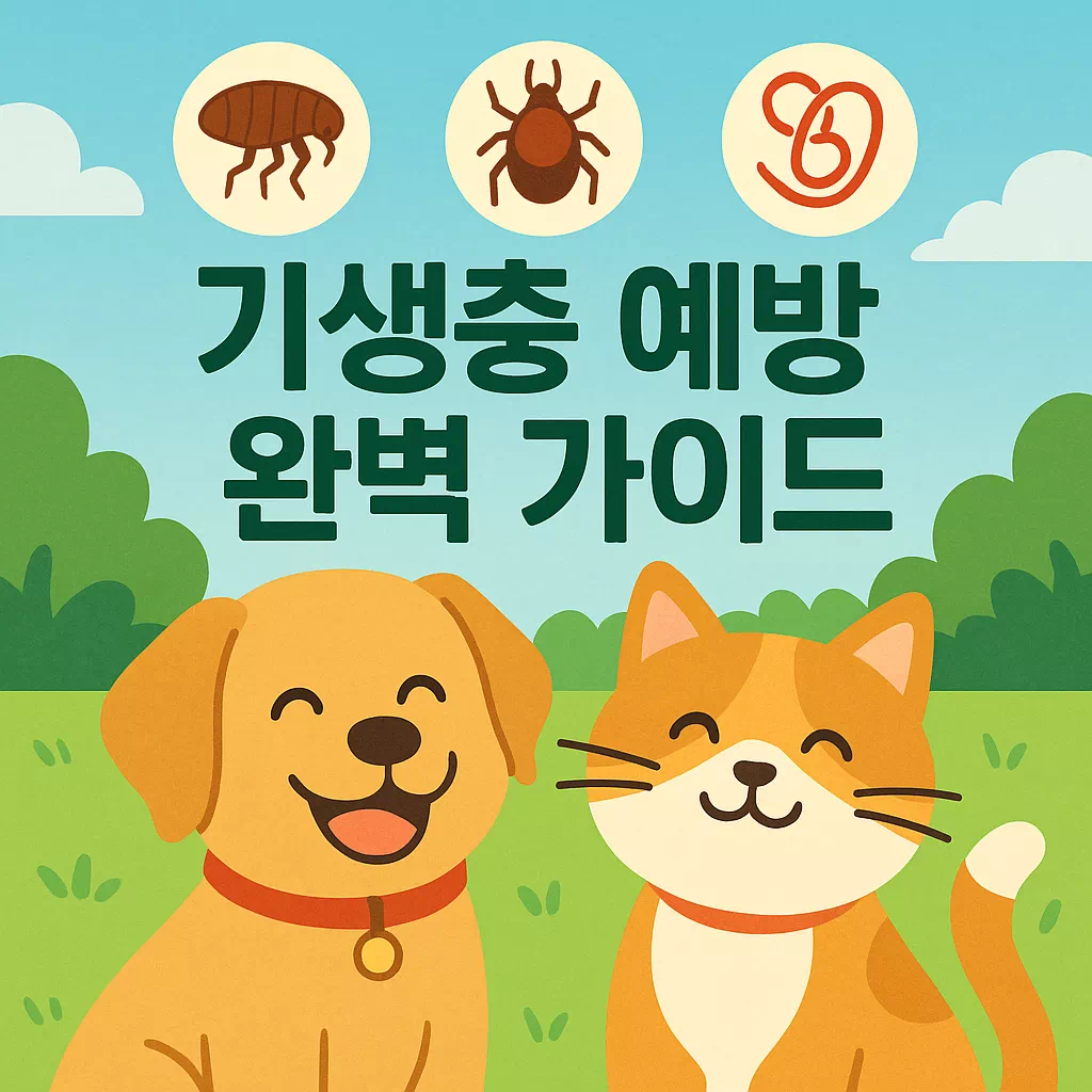 반려동물 기생충 예방 완벽 가이드 사람과 반려동물 모두 건강하게! 썸네일