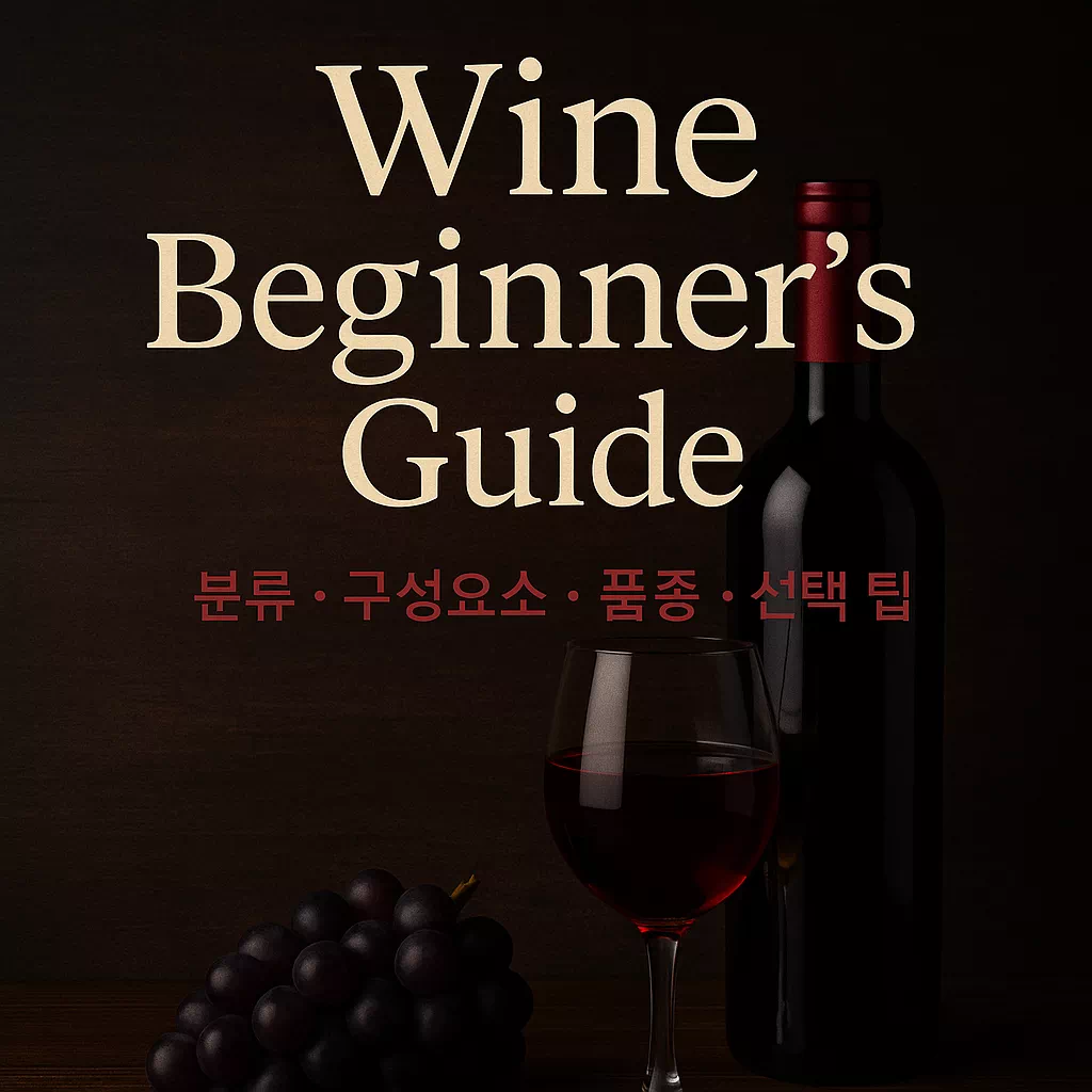 와인(Wine) 입문자를 위한 완벽 가이드 와인의 분류, 구성요소, 대표 품종 및 선택 정보 썸네일