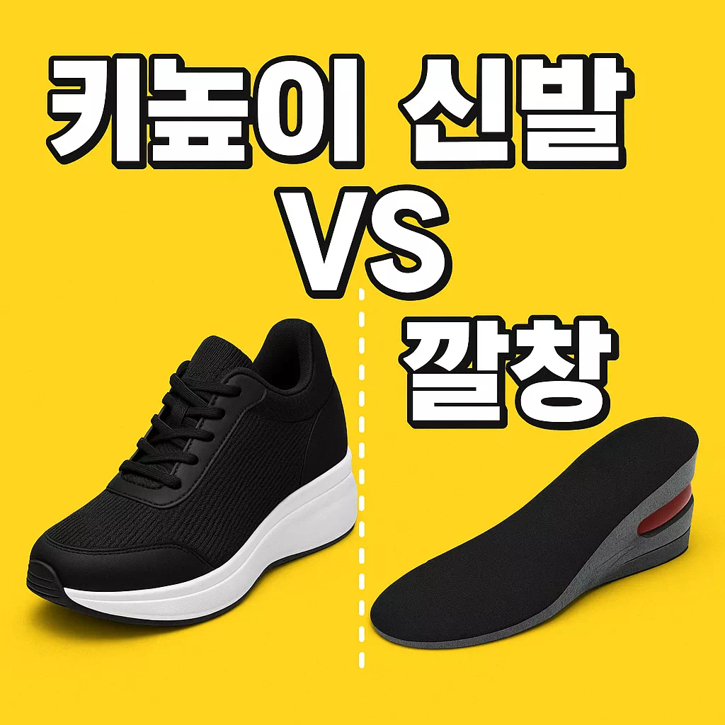 키높이 신발 vs 키높이 깔창 비교 썸네일