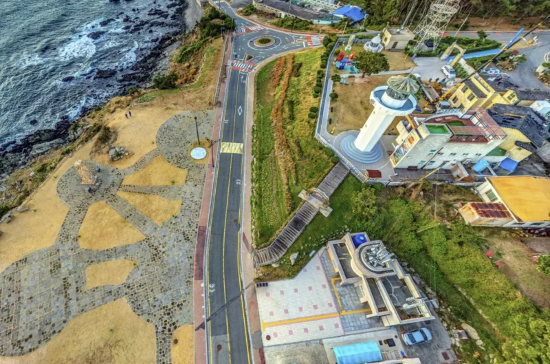 간절곶 항공사진