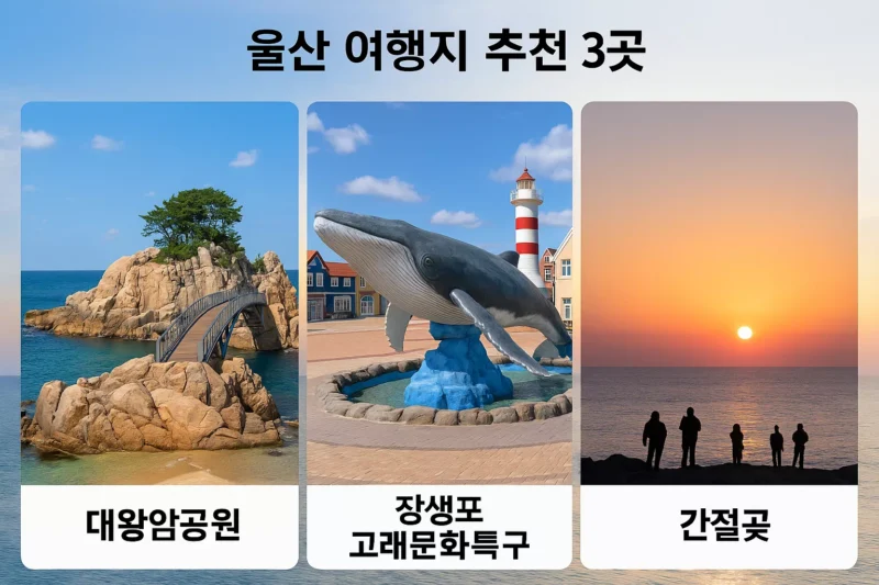 울산 여행지 추천 3곳 — 바다, 역사, 그리고 일출까지 완벽 코스 썸네일