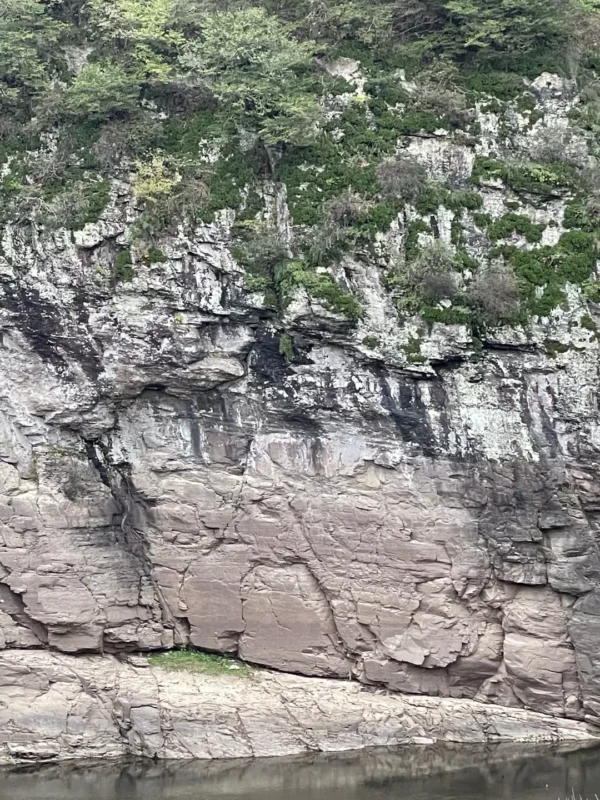 반구대 암각화 전망대에서 본 모습