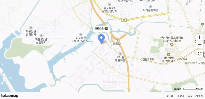 크로스오버존 지도 위치