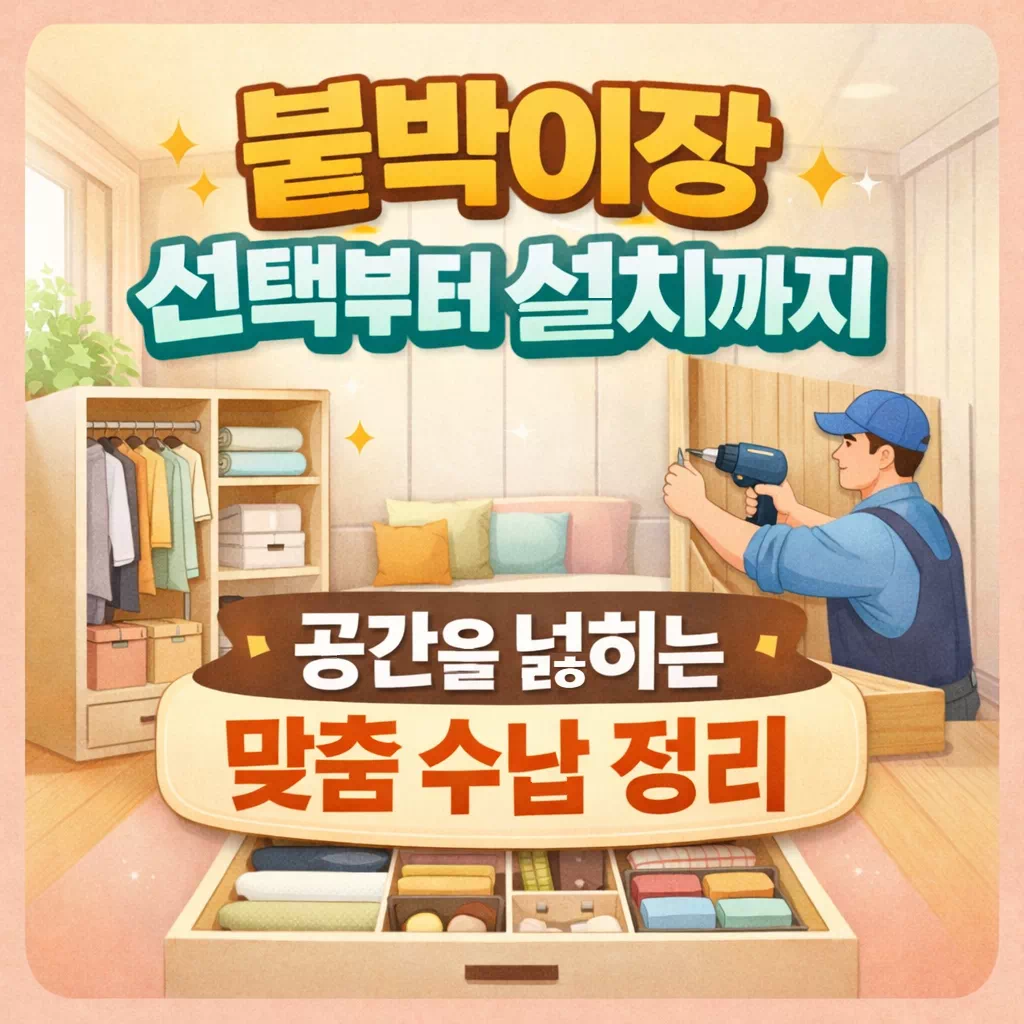 붙박이장 선택부터 설치까지 썸네일