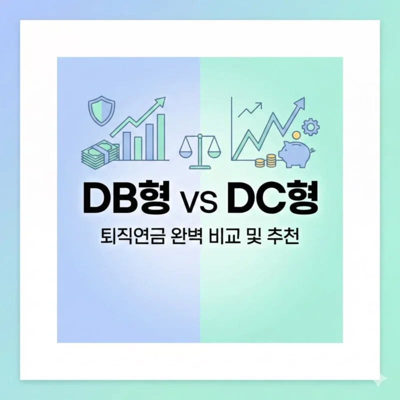 DB형 vs DC형 퇴직연금 완벽 비교 및 추천 블로그 썸네일