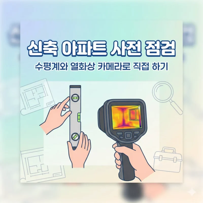 신축 아파트 사전 점검, 수평계와 열화상 카메라로 직접 하기 썸네일