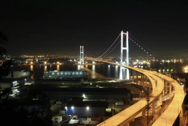 울산대교 전경 (출처 울산하버브릿지)