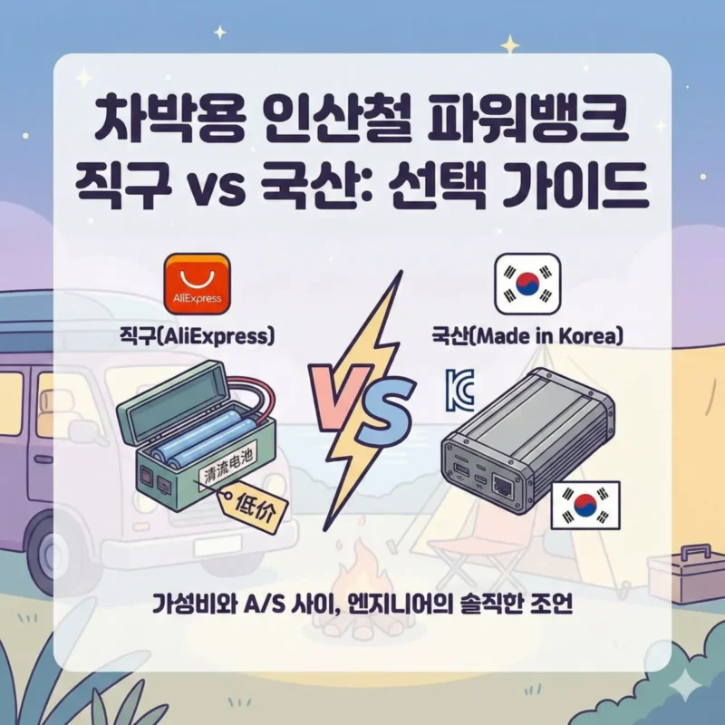 차박용 인산철 파워뱅크 직구 vs 국산 선택 가이드 블로그 썸네일