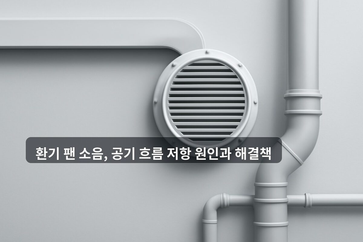 환기 팬 소음, 공기 흐름 저항 원인과 해결책 주제의 Engineering 블로그 썸네일 이미지