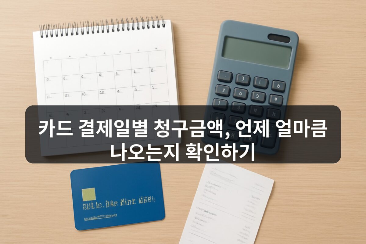 카드 결제일별 청구금액, 언제 얼마큼 나오는지 확인하기 주제의 Finance 블로그 썸네일 이미지