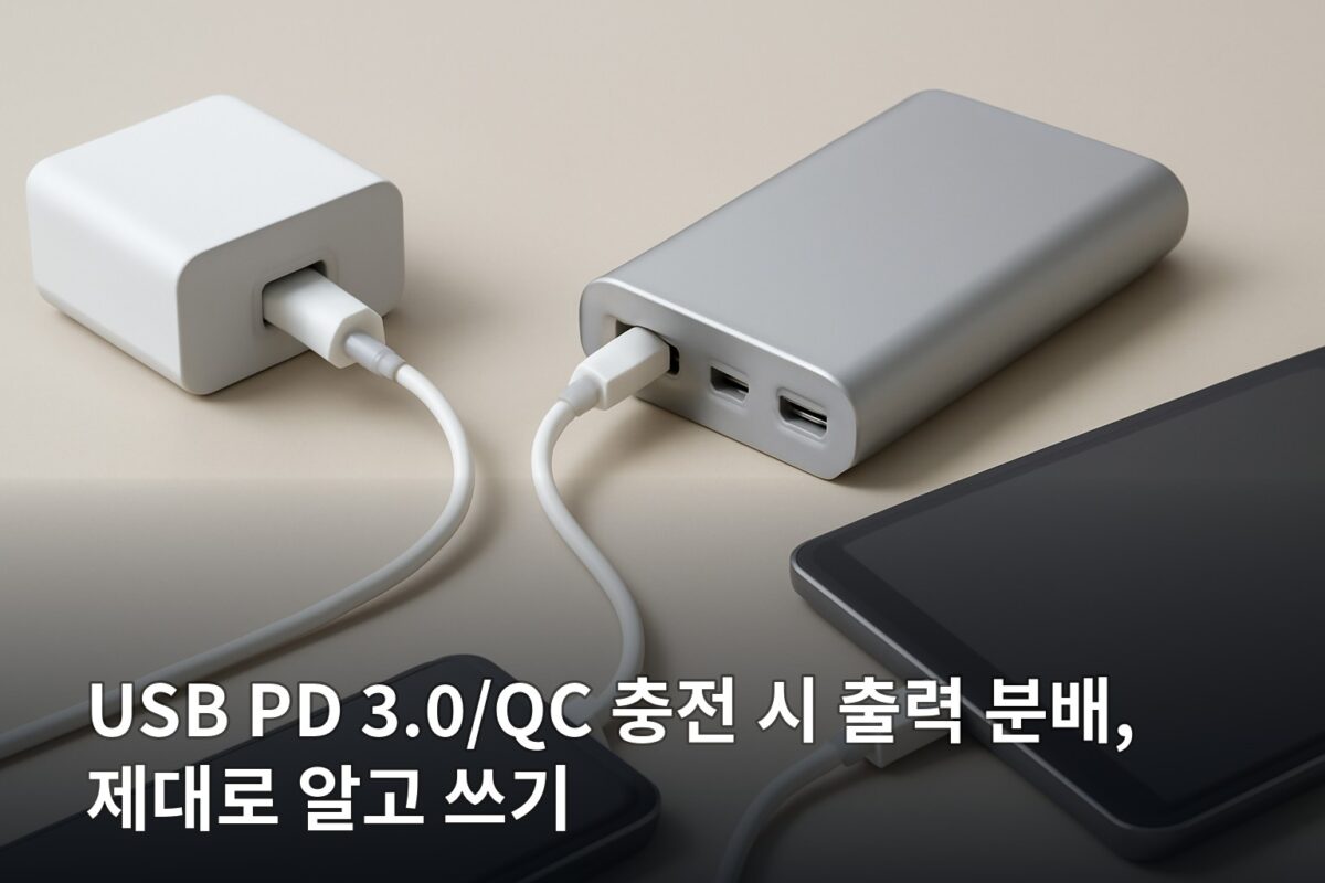 USB PD 3.0/QC 충전 시 출력 분배, 제대로 알고 쓰기 주제의 Engineering 블로그 썸네일 이미지